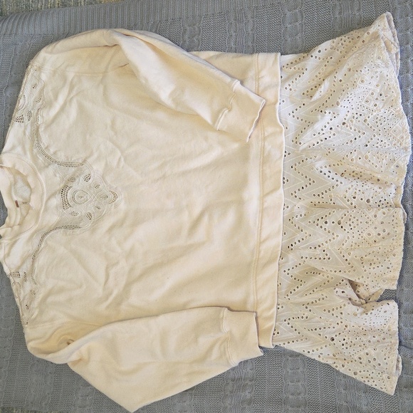 Free People Prairie Sweatshirt Medium - Picture 3 of 9